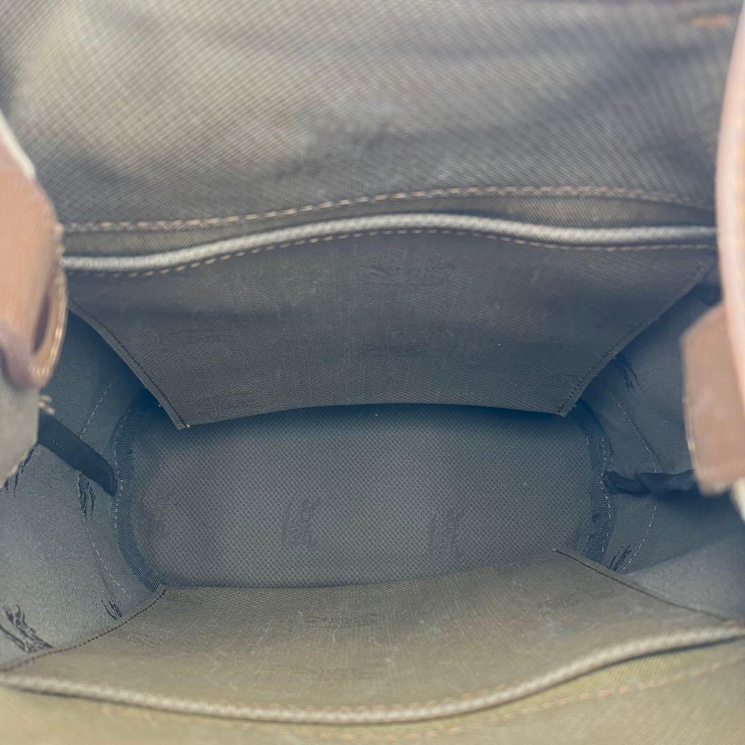 希少 バーバリー 月桂樹 ショルダーバッグ ノバチェック シャドーホース バケツ