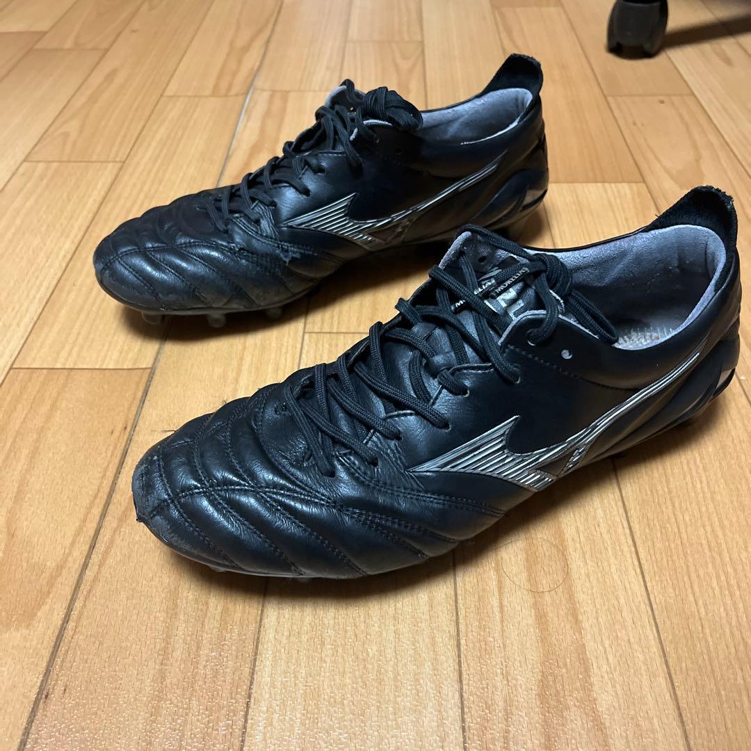 Mizuno ブラック サッカーシューズ スパイク