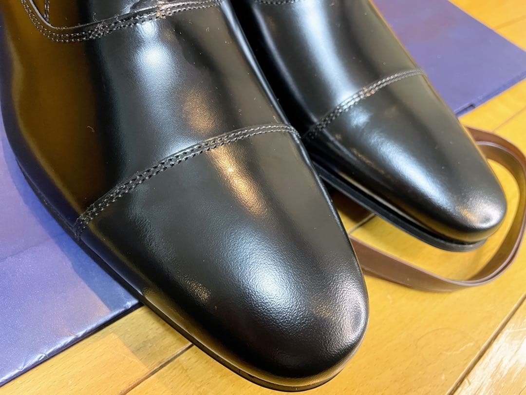 新品リーガルストレートチップビジネスシューズスクラッチタフレザー27