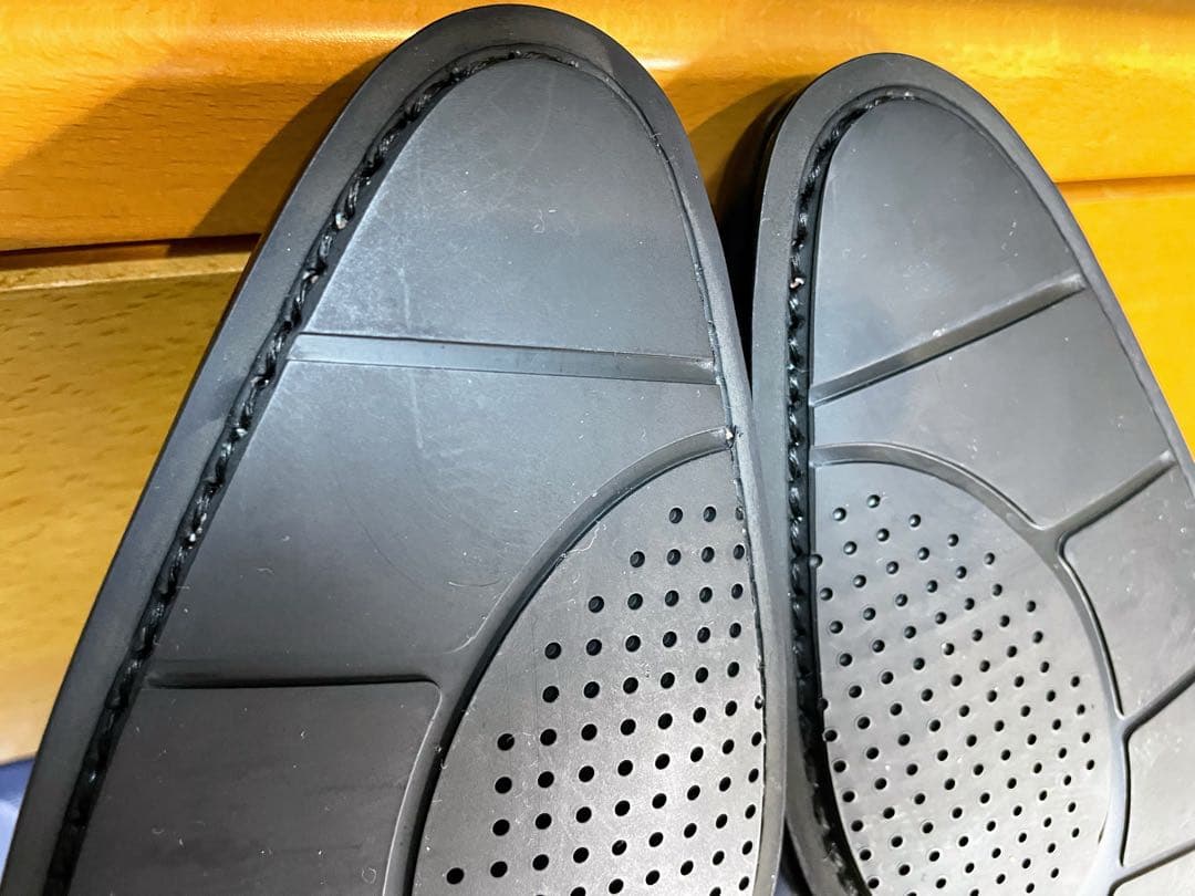 新品リーガルストレートチップビジネスシューズスクラッチタフレザー27