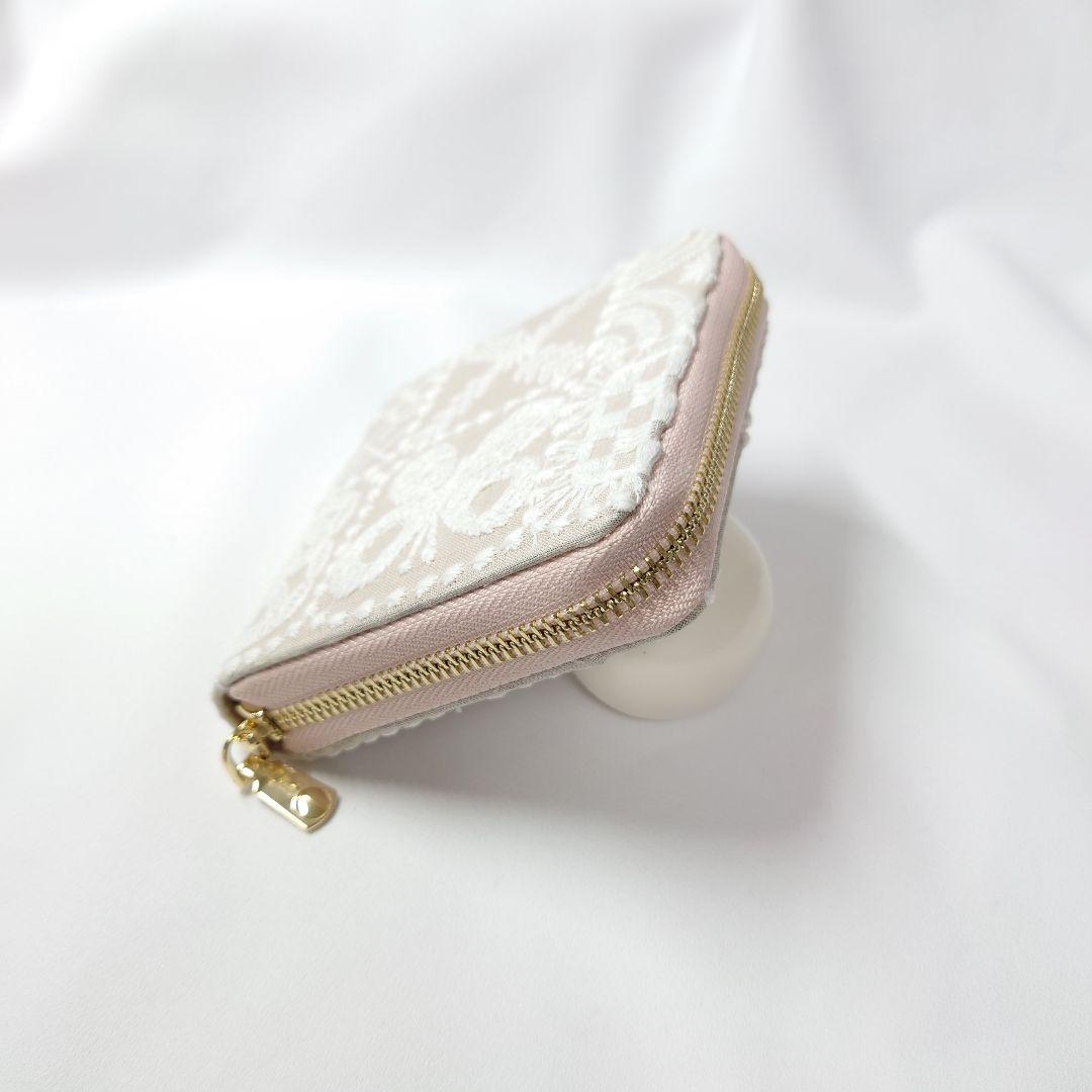 【ゆゆ】フォレストタイル ベージュ ミナペルホネン ギャルソン二つ折り財布