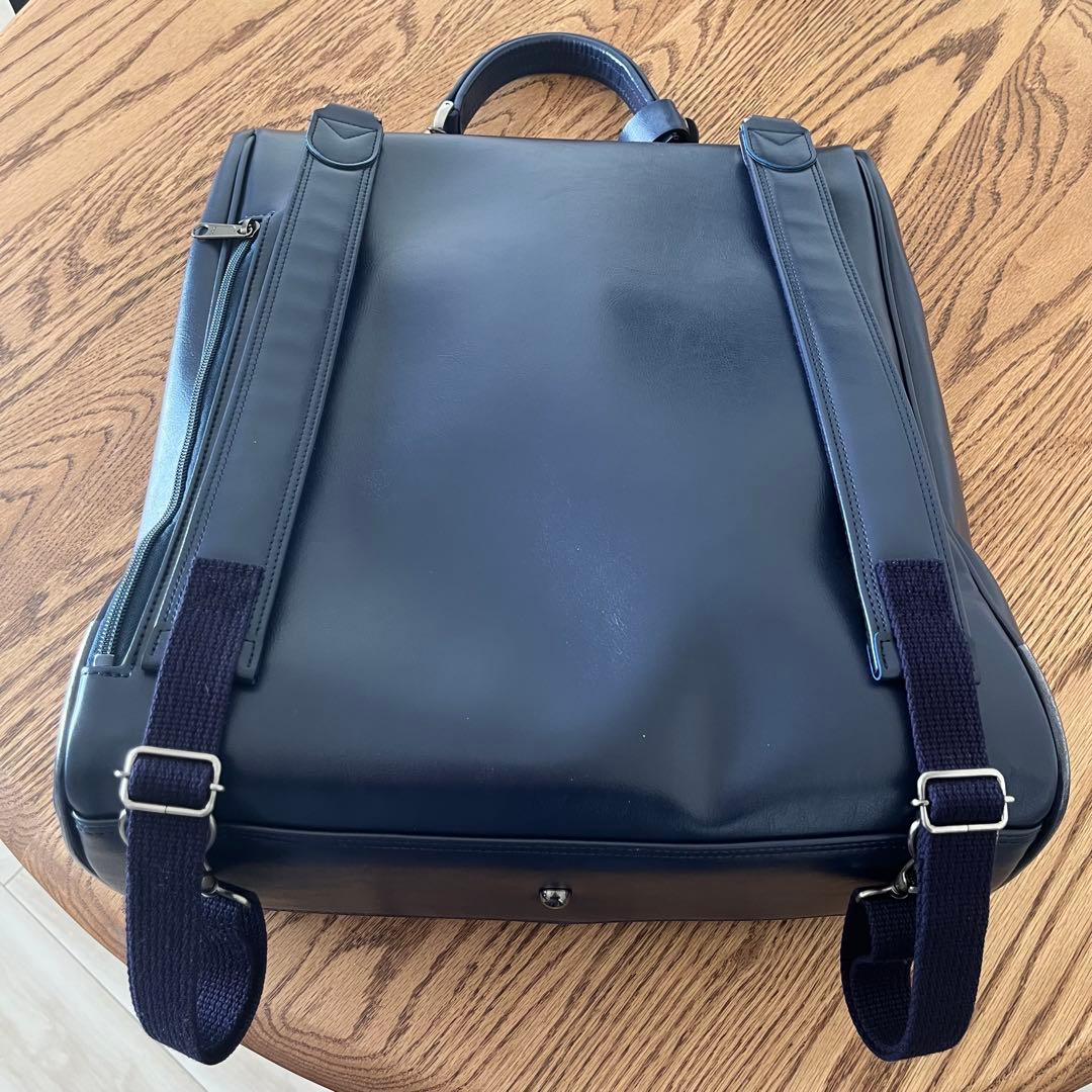 【美品・大容量】YOUTA ダレスバッグ　リュック バックパックXL ネイビー
