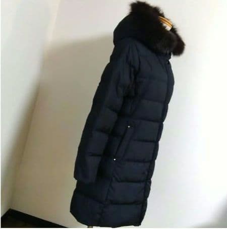 未使用✨エニィスィス　ポリダウンコート　黒　M　フォックスファー　Aライン