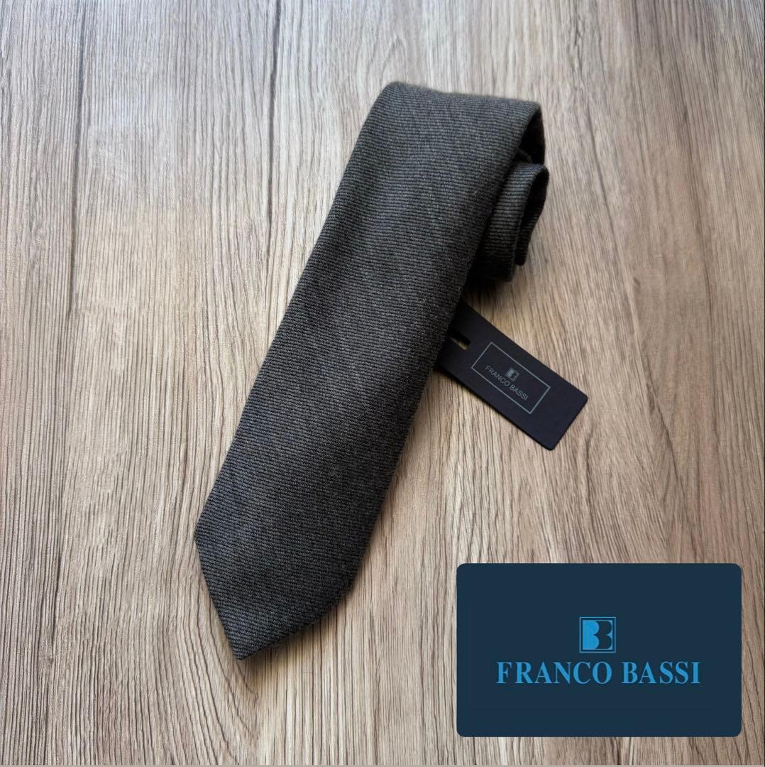 服と靴メイン様　FRANCO BASSI グレー ネクタイ