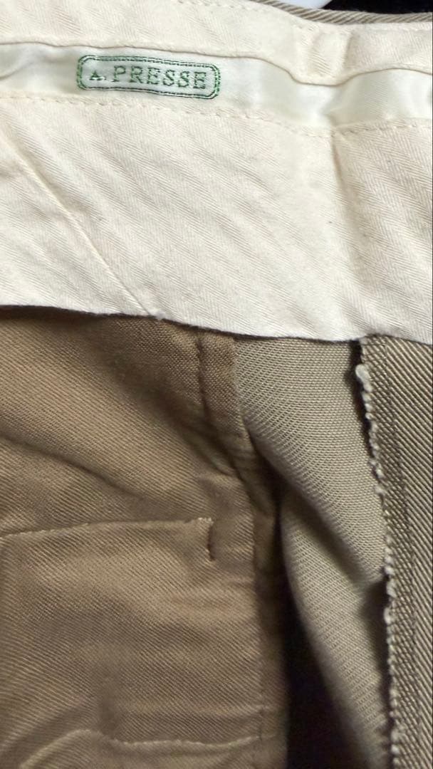 A.PRESSE アプレッセ Type.2 Chino Trousers