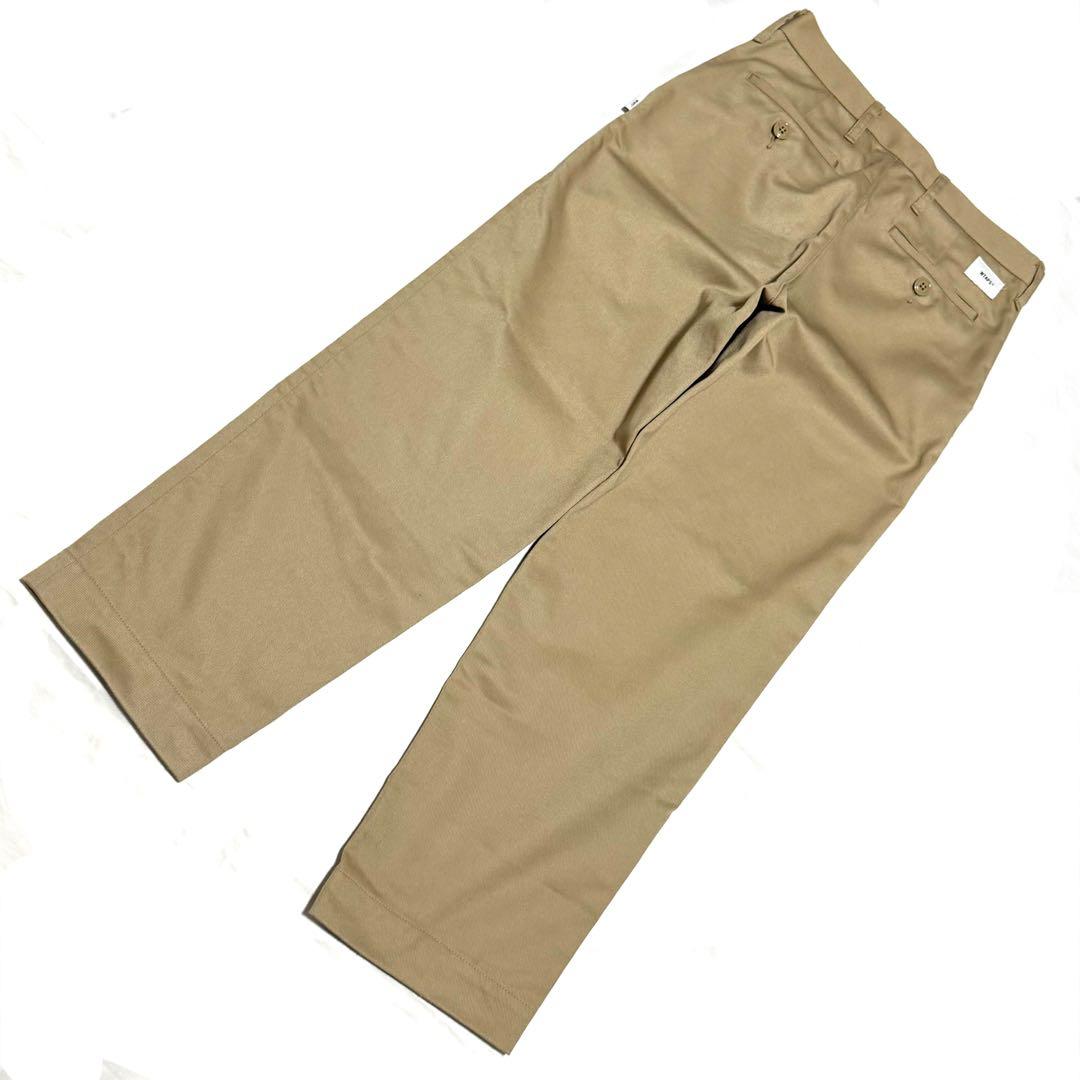 美品　WTAPS　チノパン　X01　日本製　22年モデル　光沢感　春秋用人気定番