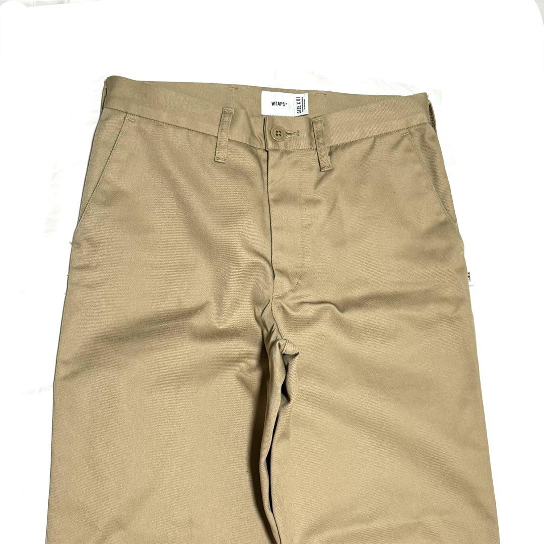 美品　WTAPS　チノパン　X01　日本製　22年モデル　光沢感　春秋用人気定番