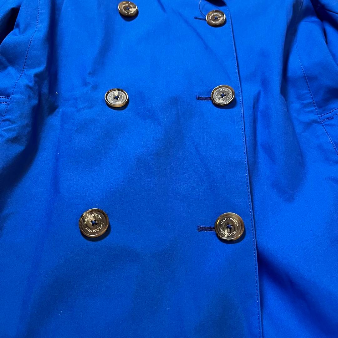 【新品】マッキントッシュ　フィロソフィー　ステンカラーコート ブルー