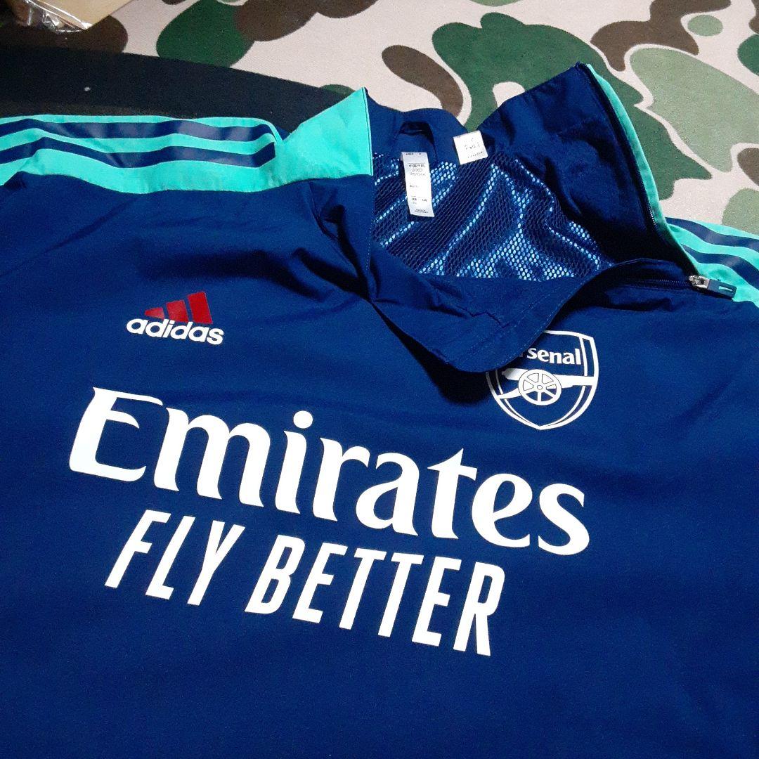 新品未使用　アーセナル　プルオーバーシャツ長袖　アディダス製