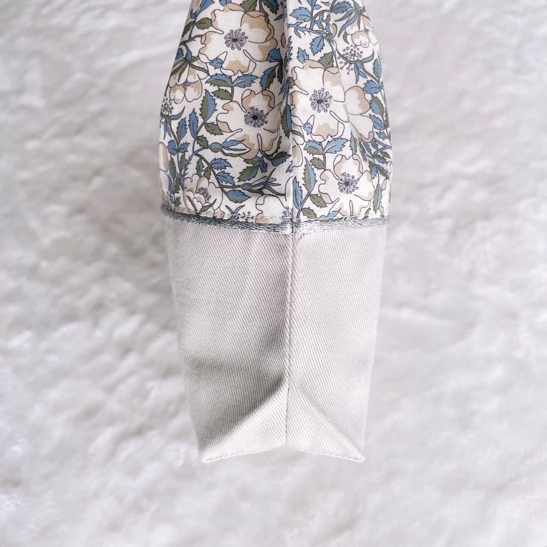 〈31〉ゆけひ様　リバティ メイモリス ハンドメイド 手提げバッグ お着替え袋