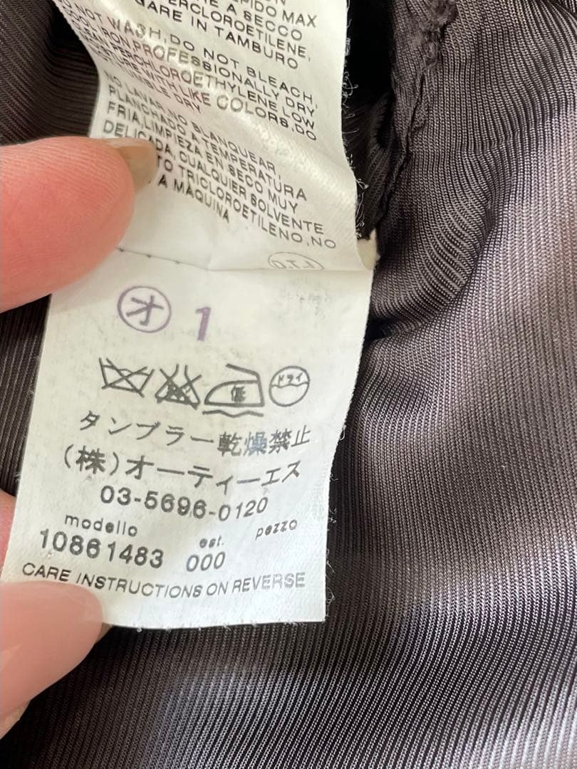 【E】【美品/高級ライン】MaxMara マックスマーラ ガウンコート　白タグ