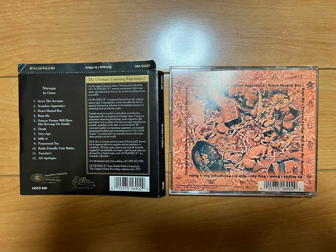 洋楽 NIRVANA IN UTERO ULTRADISC II