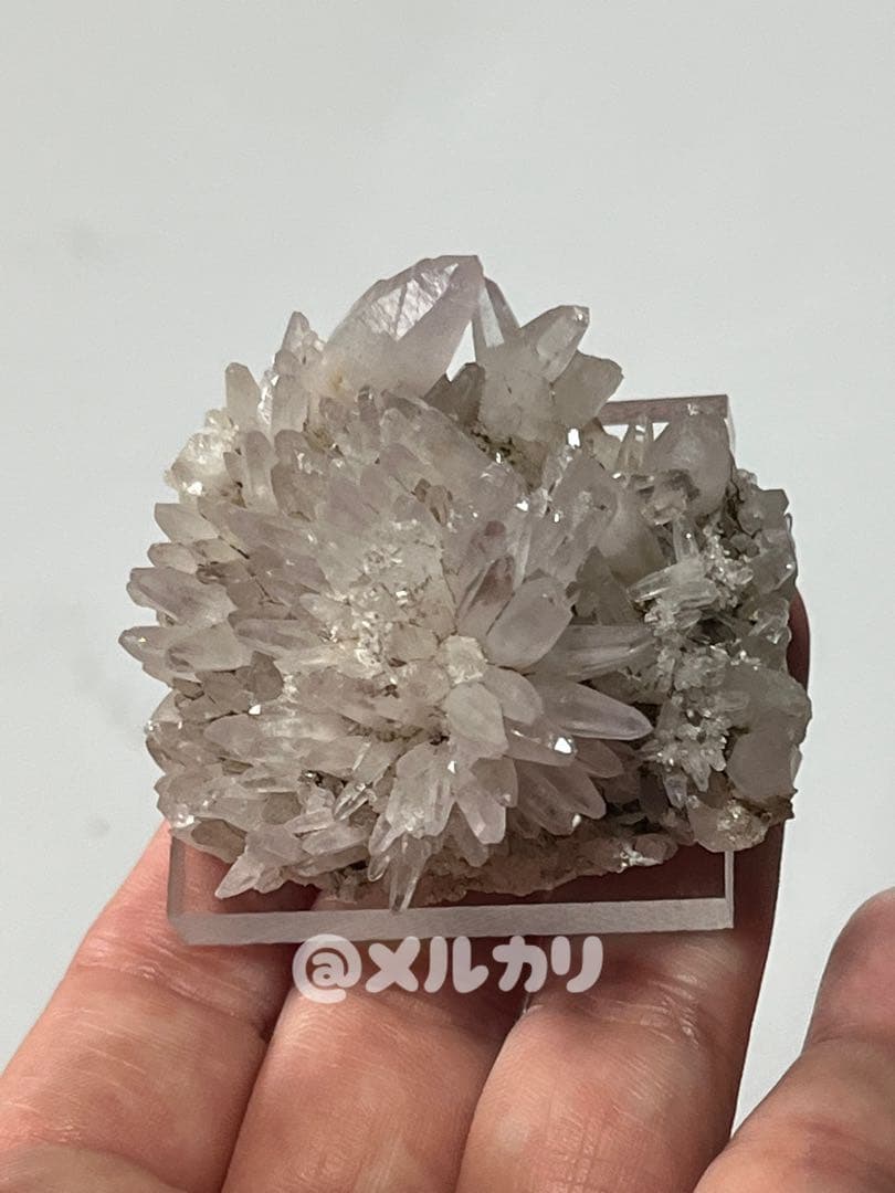 国産鉱物　鉛沢（浦の谷）　紫水晶クラスター