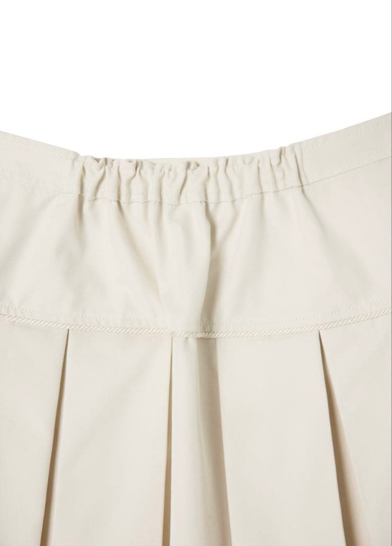 美品　Herlipto Pleated Mini Skirt ベージュ　S