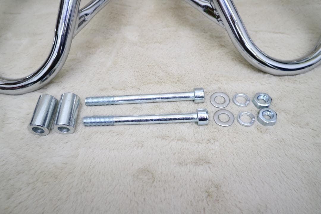 ゼファーΧ　エンジンガード　メッキ /ZR400G