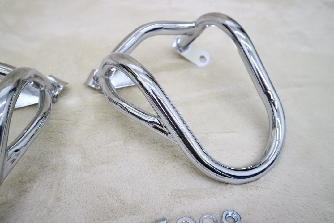 ゼファーΧ　エンジンガード　メッキ /ZR400G