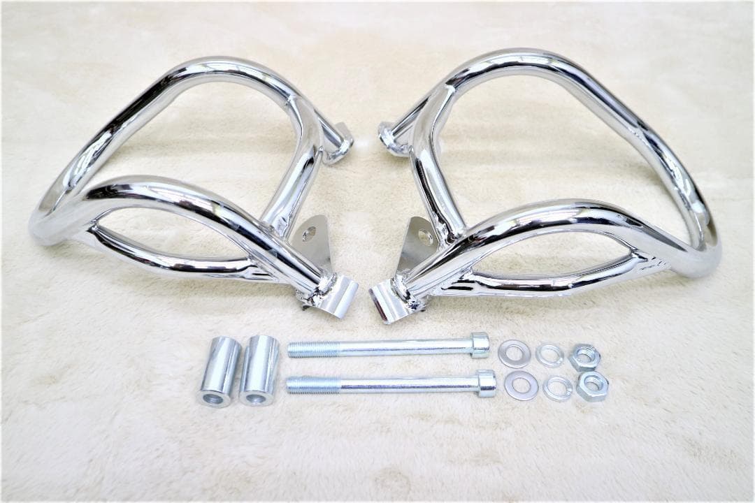 ゼファーΧ　エンジンガード　メッキ /ZR400G