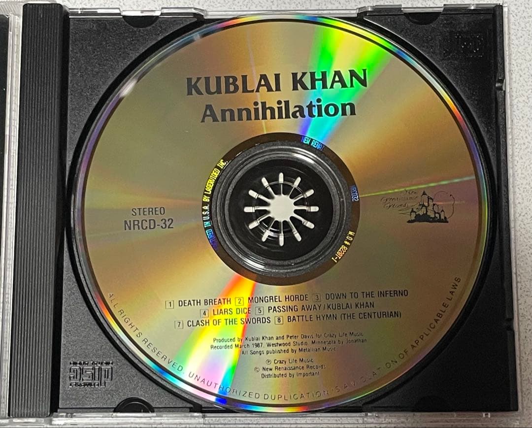 洋楽 kublai khan