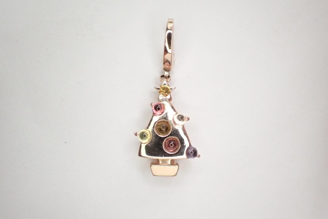 30/美品 ポンテヴェキオ K9PG ツリー ペンダントトップ チャーム