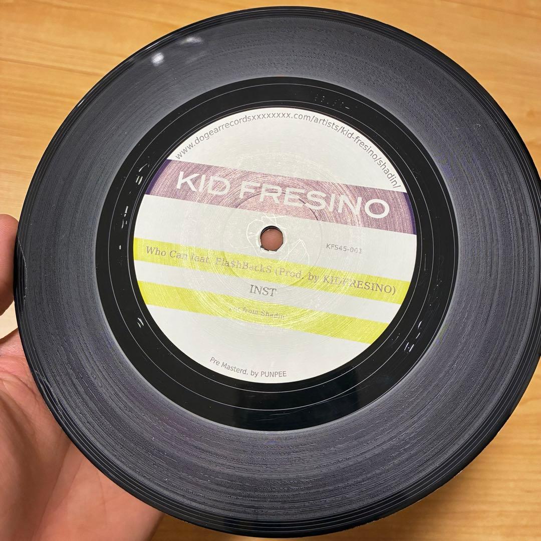 KID FRESINO Who Can FlashBackS 7インチ 限定