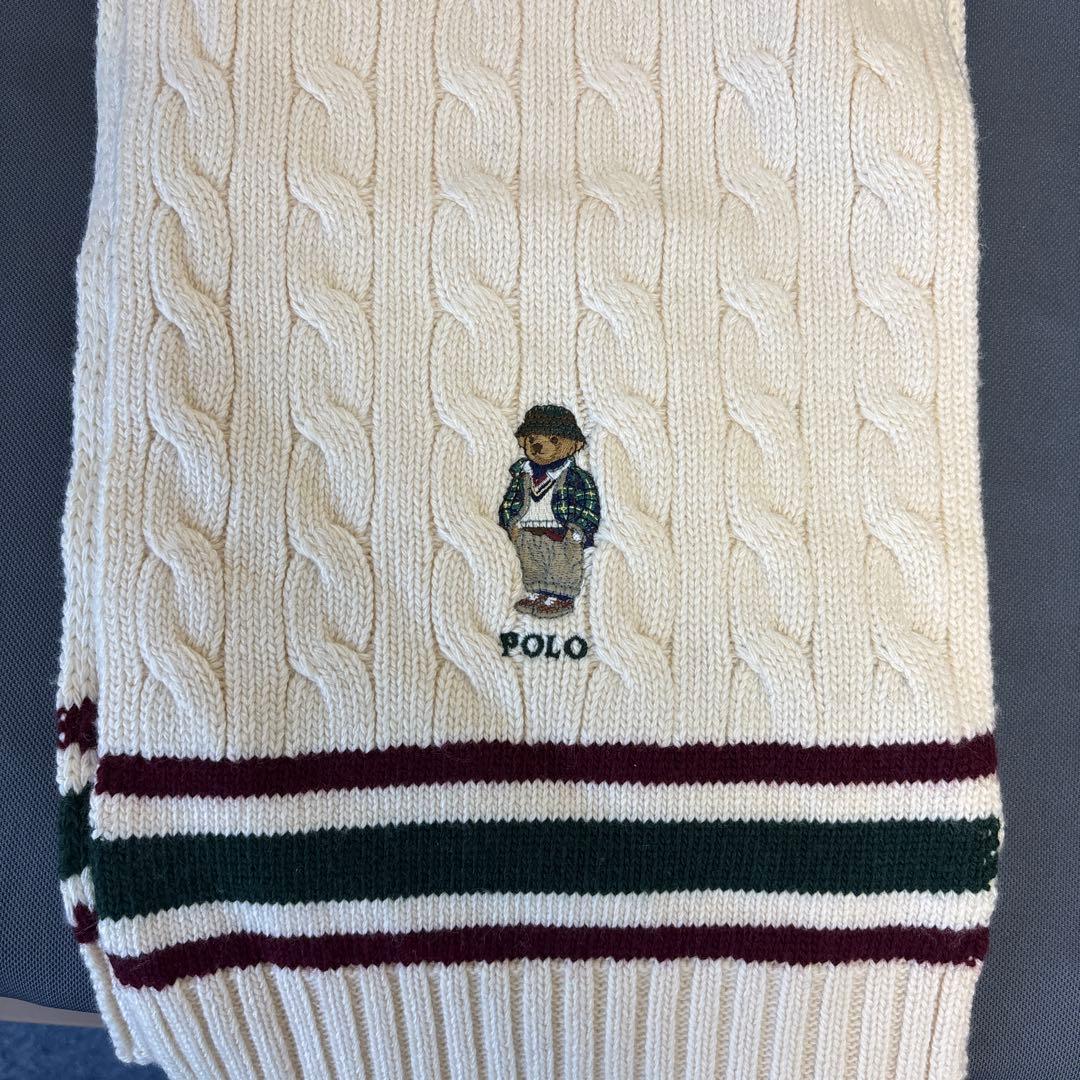 【POLO RALPH LAUREN】ケーブルニットマフラー