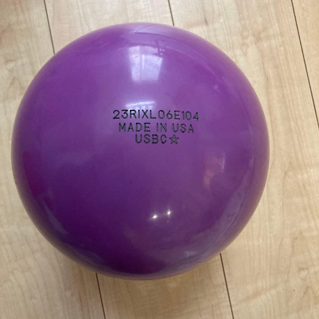 あ　OPTIMUM IDOL ボウリングボール パープル 14lbs