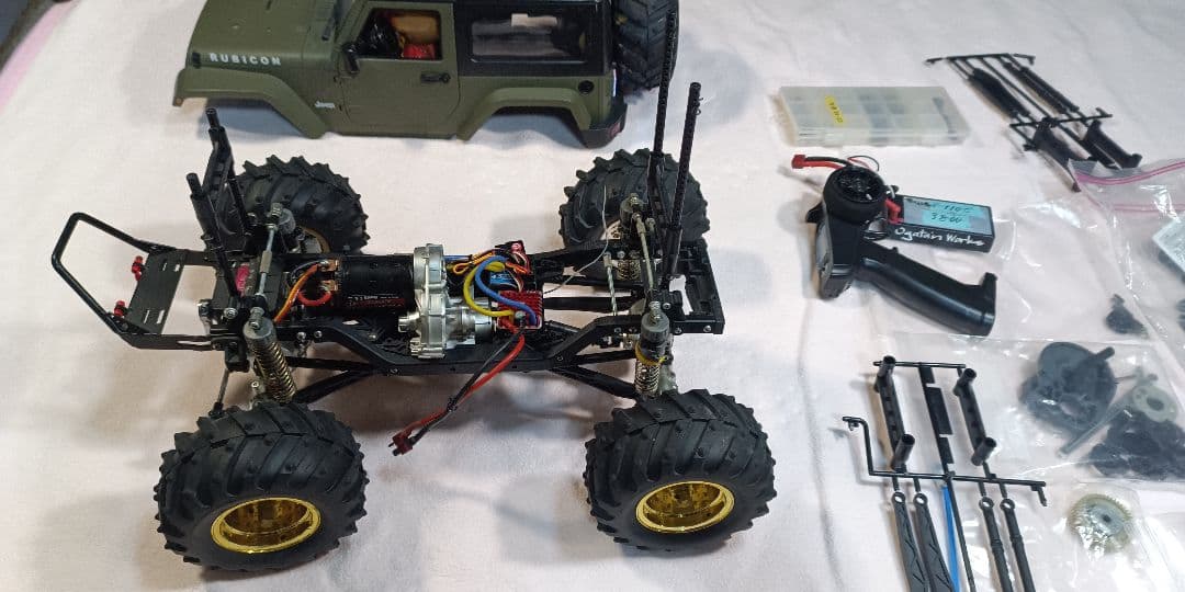 u*d様 TAMIYA　タミヤ　cc-02カスタム ラングラーボディ　フルセット