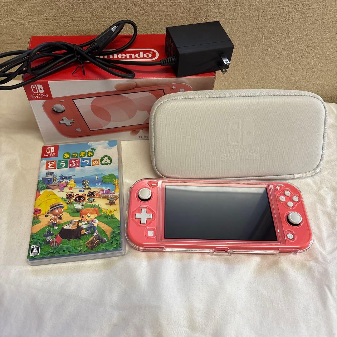 Nintendo Switch Lite ピンク 本体と付属品