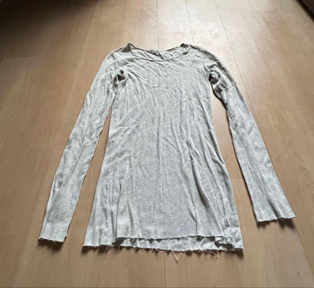 if six was nine 墓場リブカットソー