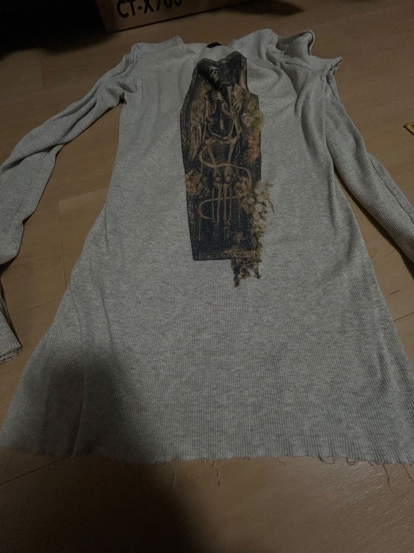 if six was nine 墓場リブカットソー