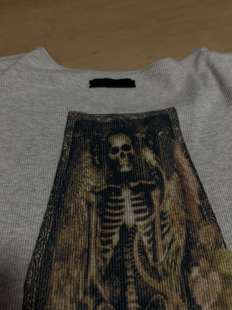 if six was nine 墓場リブカットソー