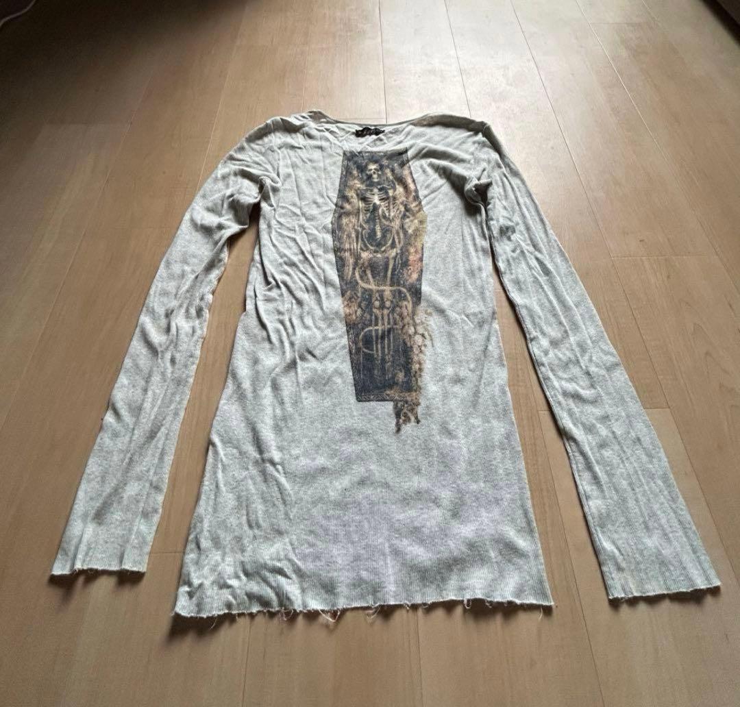 if six was nine 墓場リブカットソー