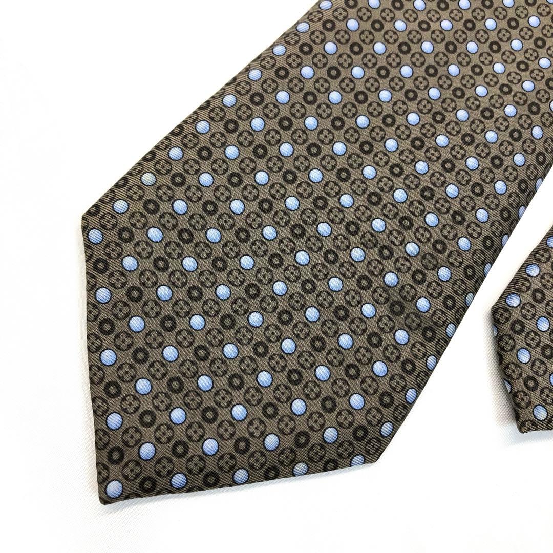 【極美品✨】LOUIS VUITTON ルイヴィトン ネクタイ　ブラウン