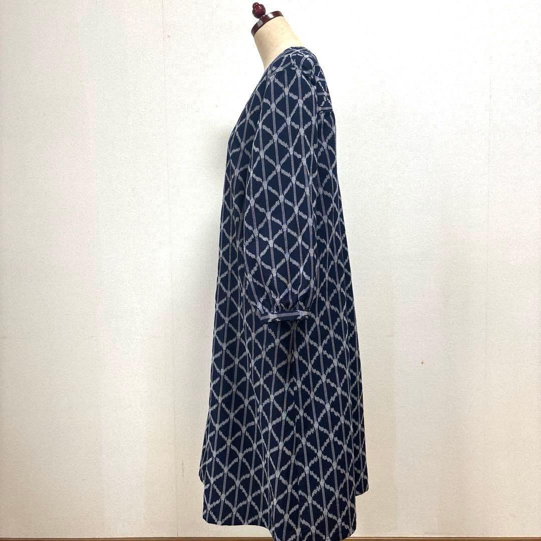 着物リメイク　筑紫ゆうき　ロングワンピース(297)