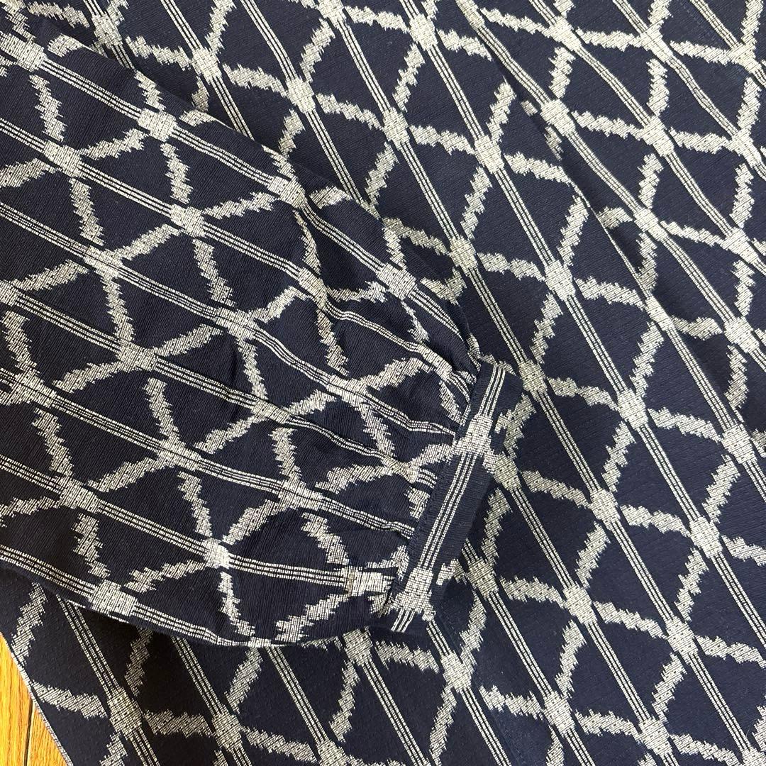 着物リメイク　筑紫ゆうき　ロングワンピース(297)