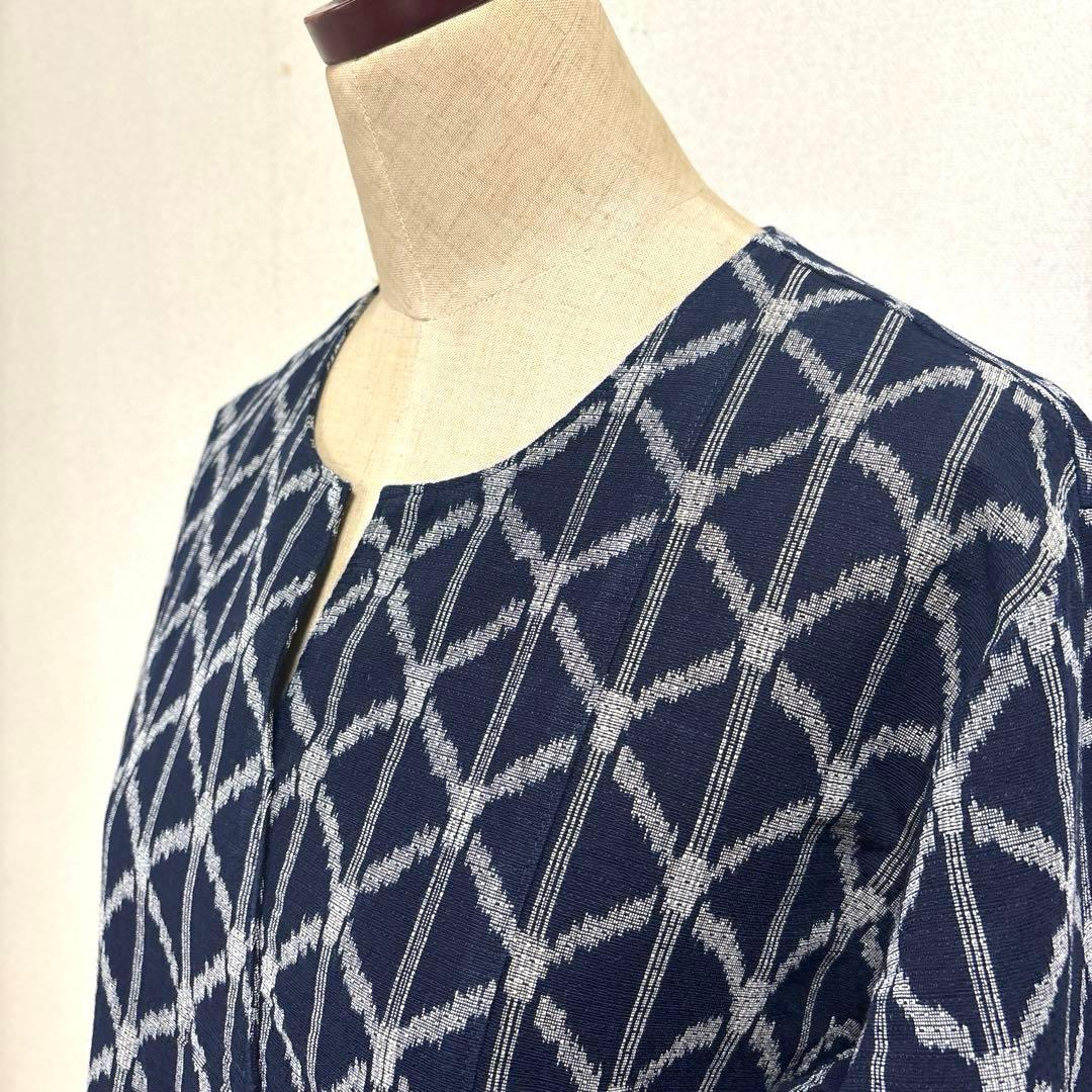 着物リメイク　筑紫ゆうき　ロングワンピース(297)