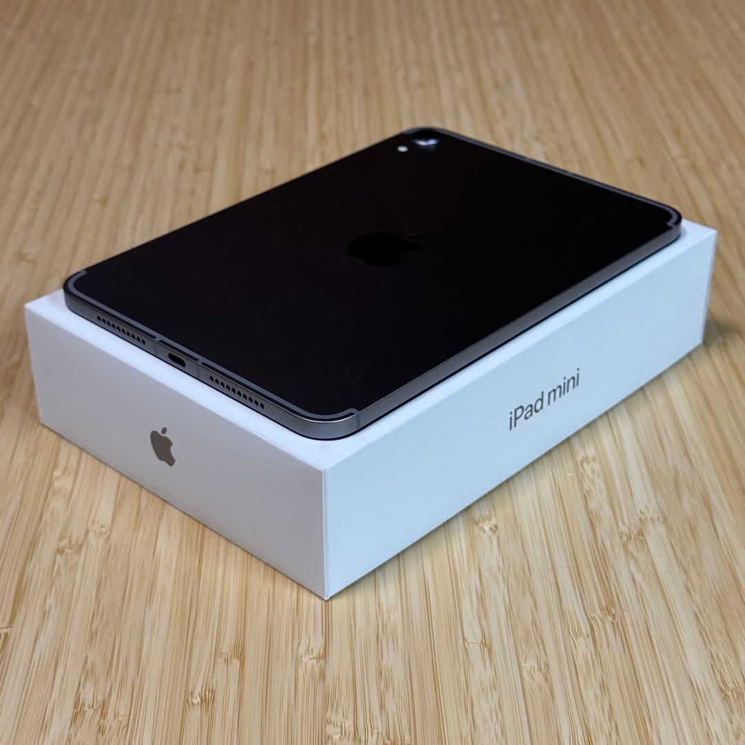 【極美品】iPad mini 第7世代 セルラー 128GB スペースグレイ