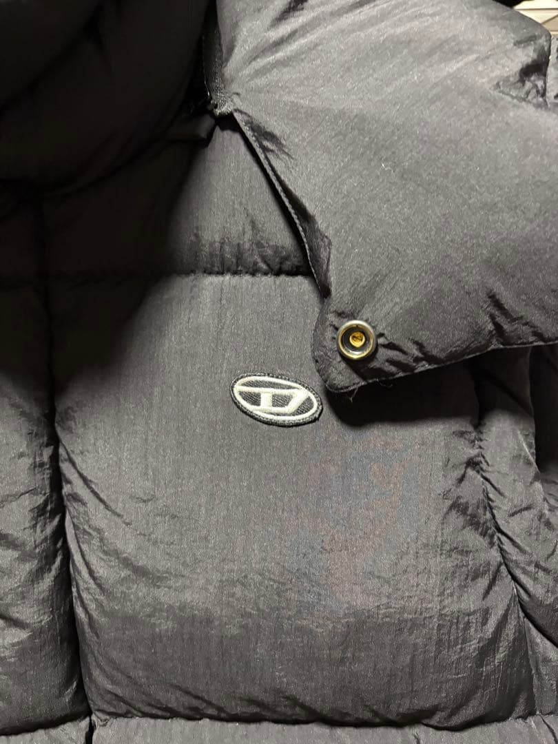 DIESEL ブラック ダウンベスト