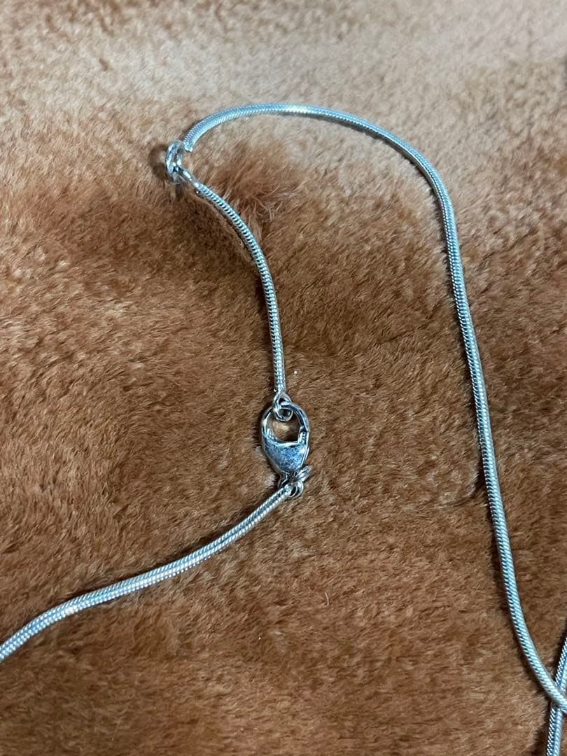 専用・タンタシオン・ペールバイオレット☆シルバーチェーン ネックレス