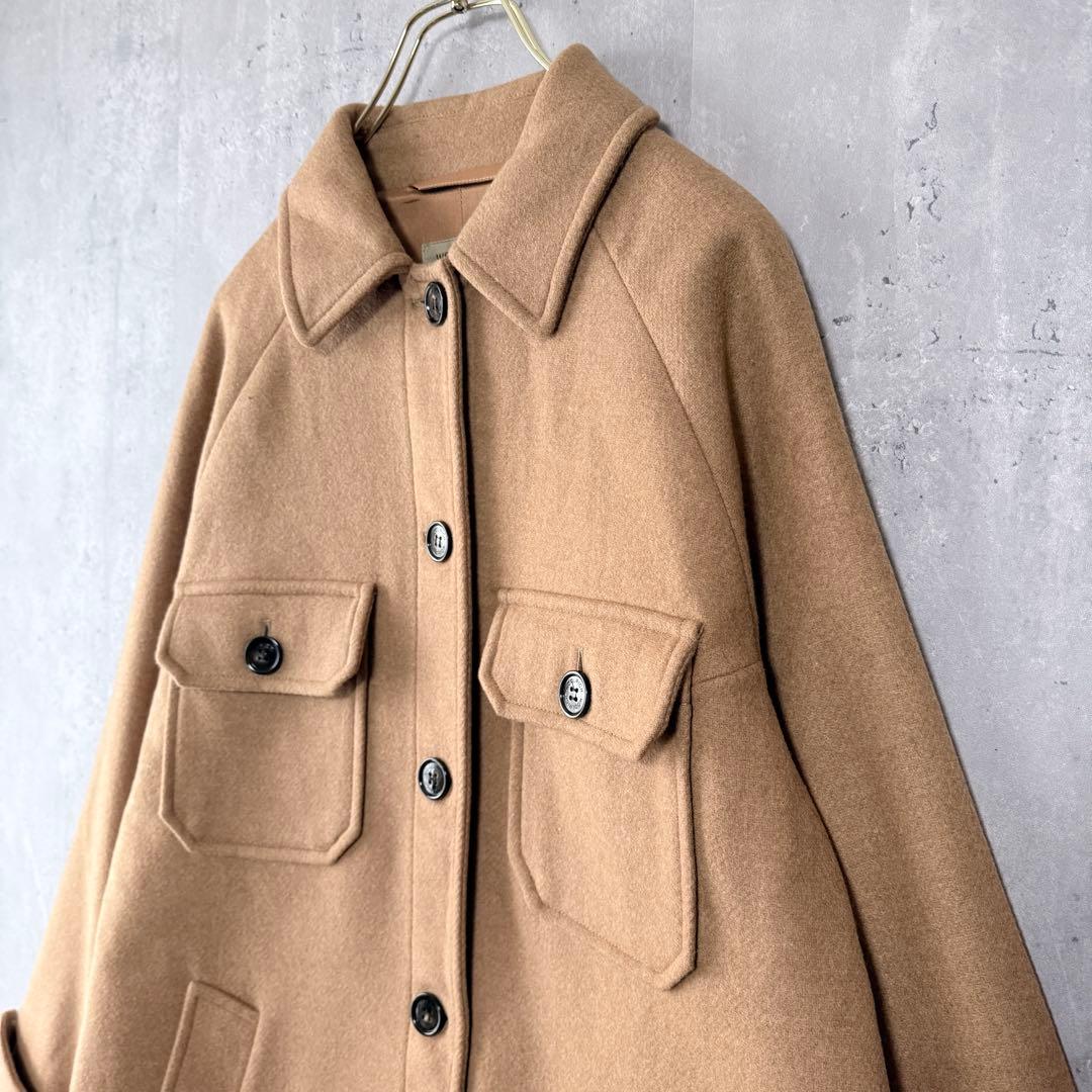 ウールリッチ MANTECO ウール CPO ジャケット コート　美品　キャメル
