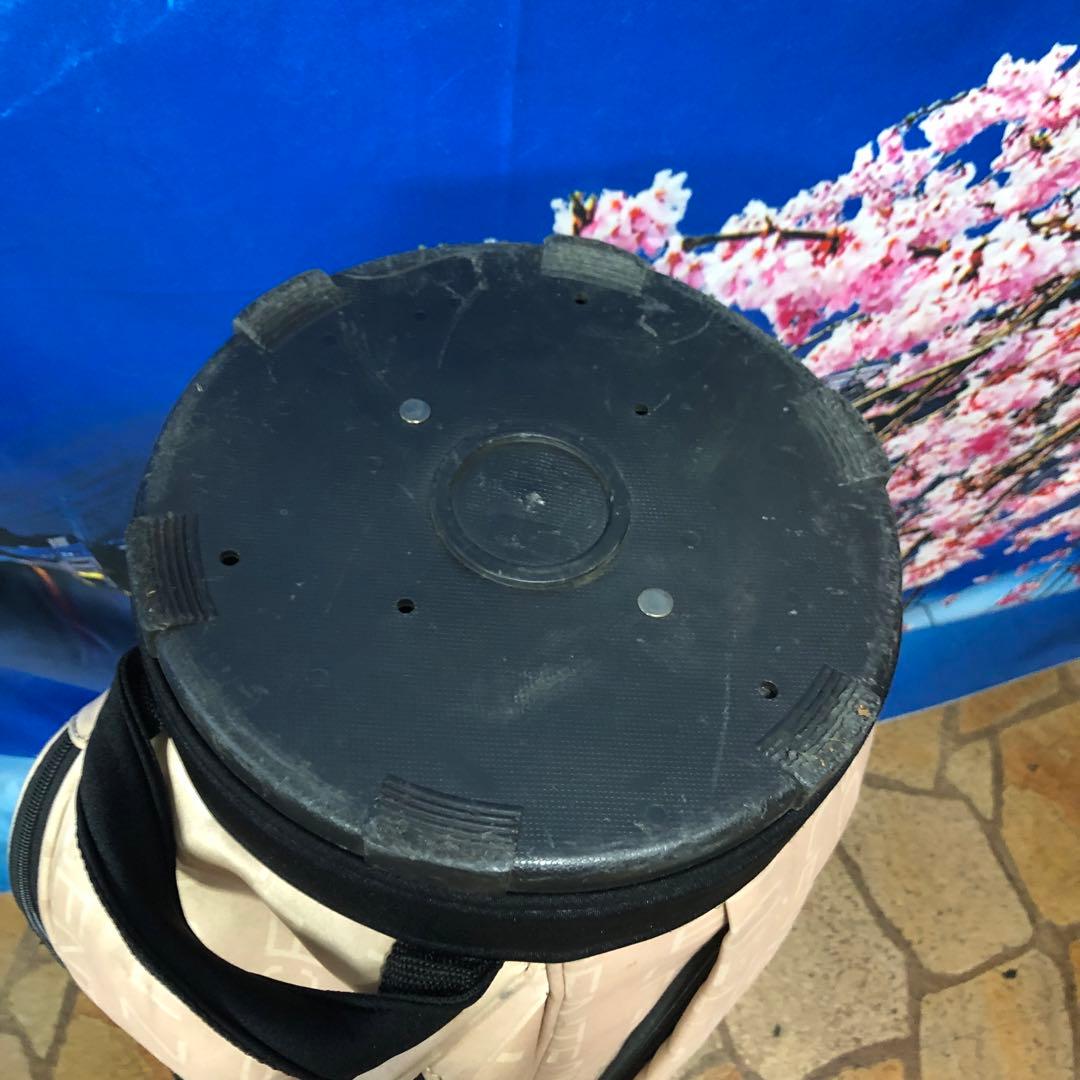 寶BV-1119 デサント キャディバッグ ベージュ　カート式 6分割