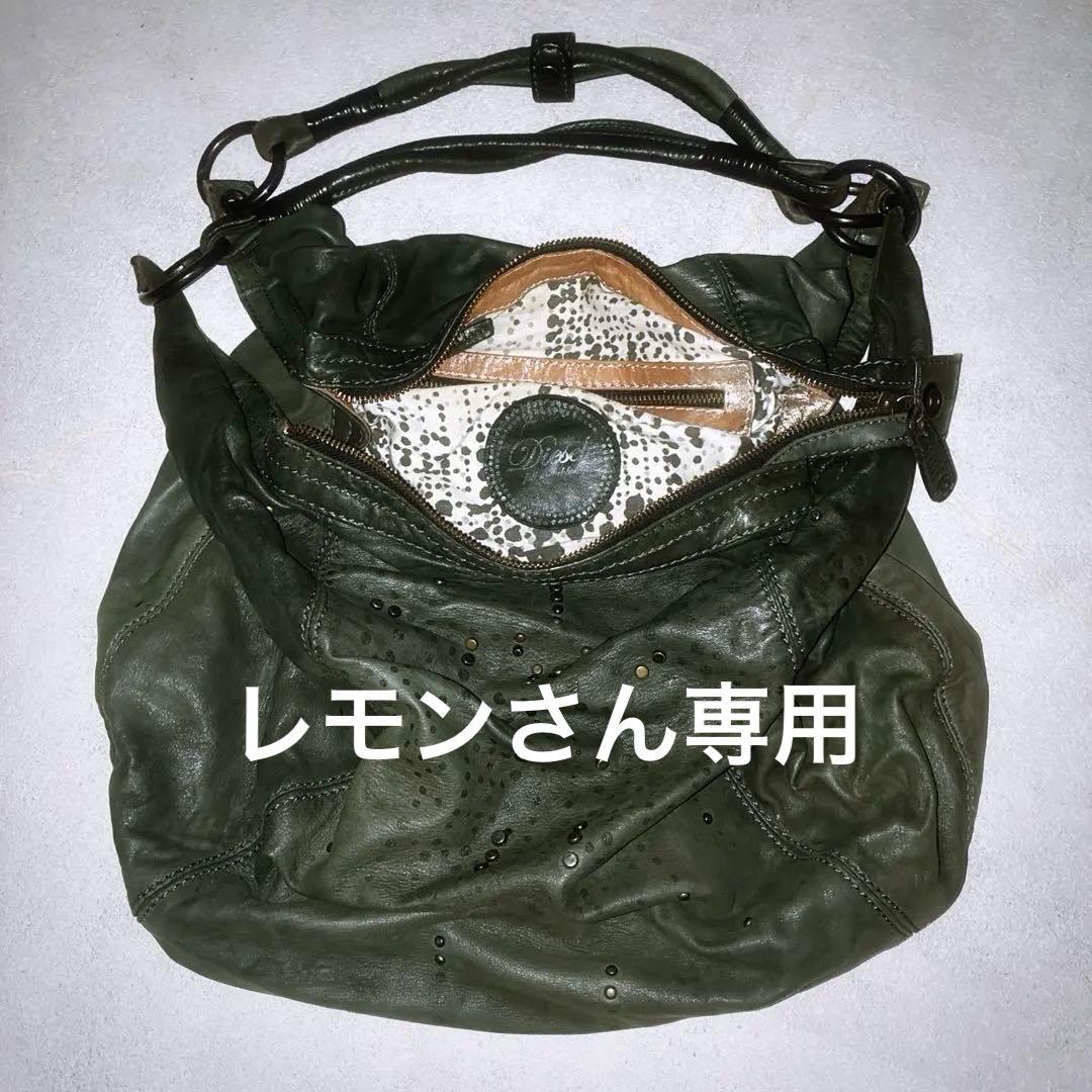 バッグ 00s diesel leather studs bag archive y2k