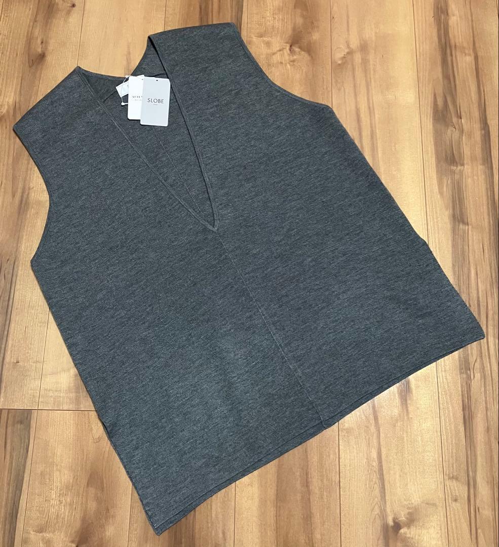◾️新品◾️SLOBE IENA ダブルフェイスニットベスト