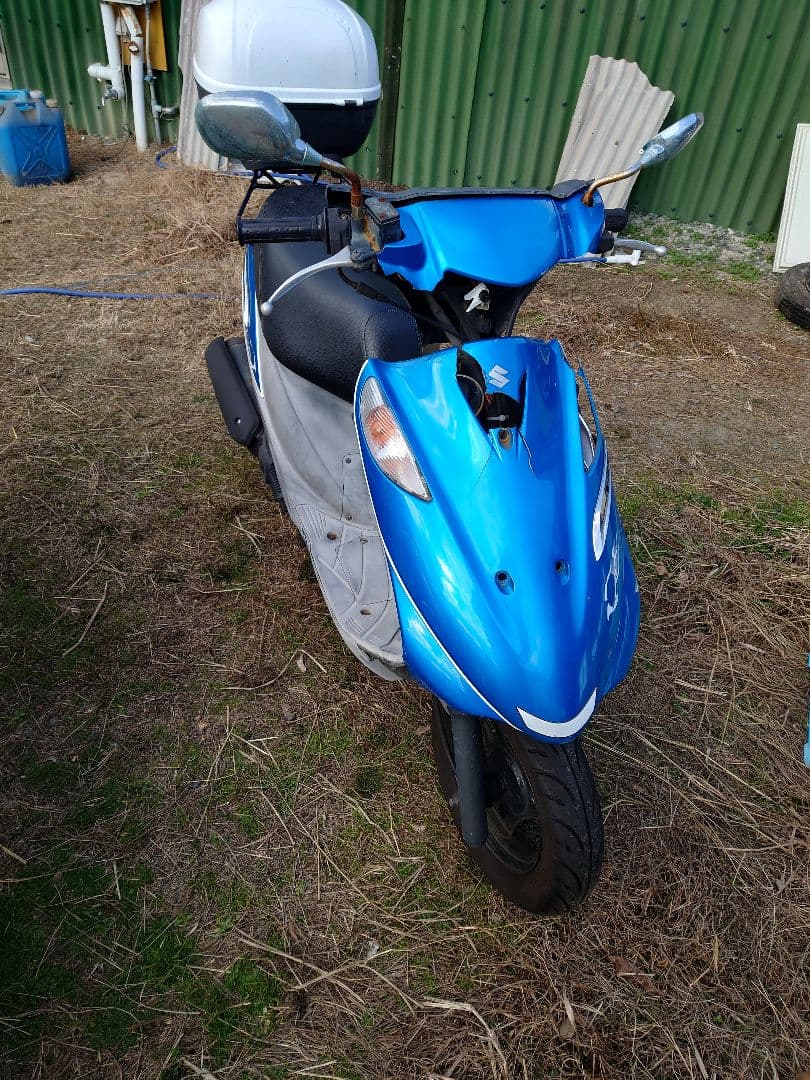 アドレスV125G CF46A 排ガス規制前 フロントカウル 割れ有り