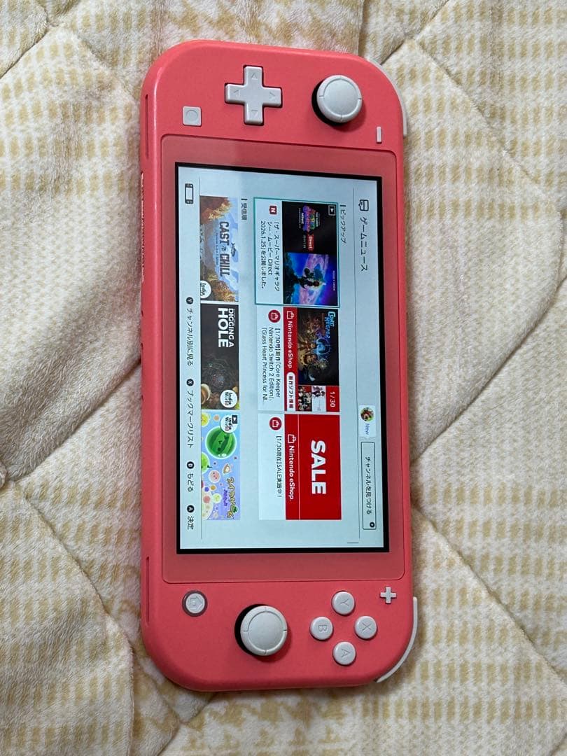 任天堂　スイッチライト　中古　本体のみ