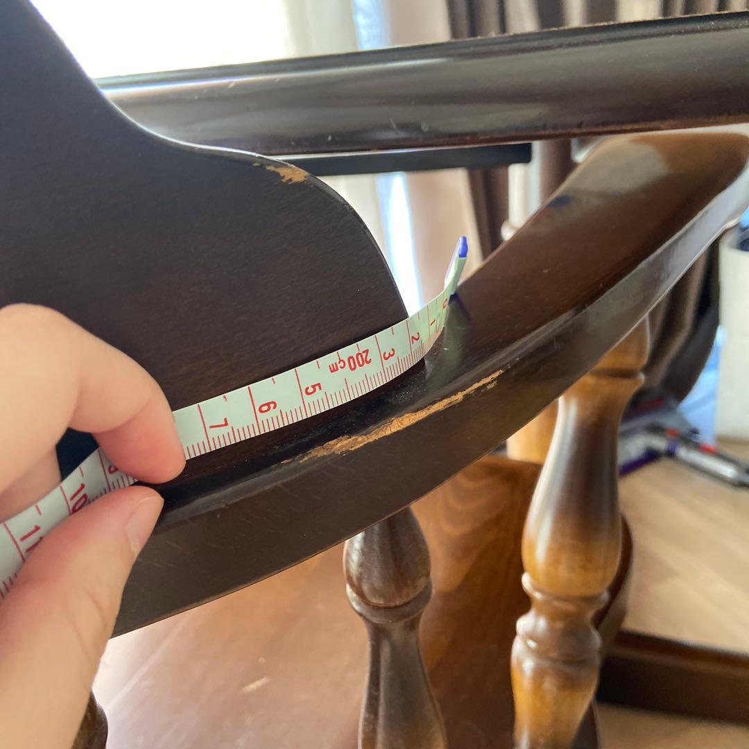 飛騨産業　キツツキマーク　アームチェア　ダイニングチェア