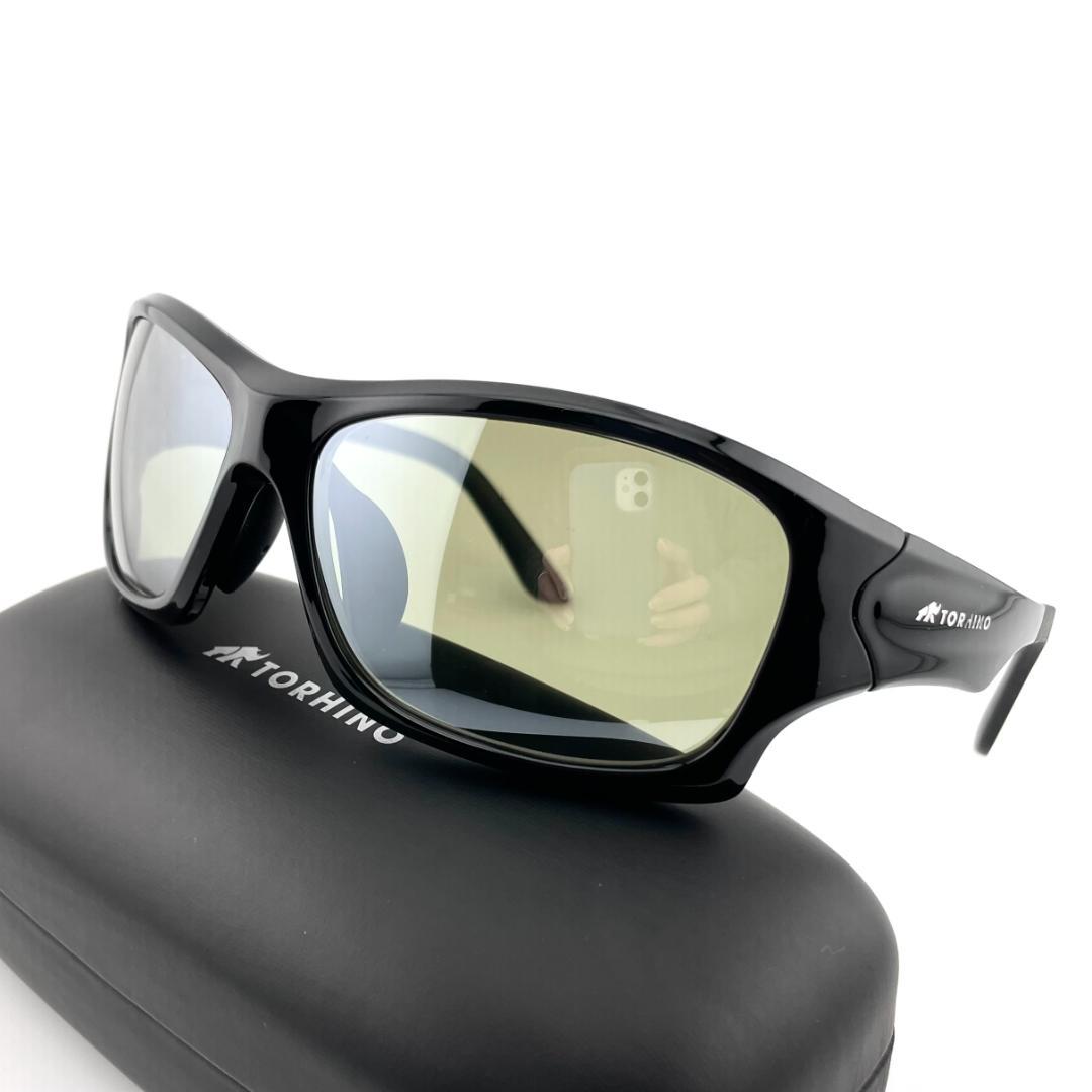トライノ　偏光サングラス　シューターGR/ミラー　釣りアウトドア　メンズ