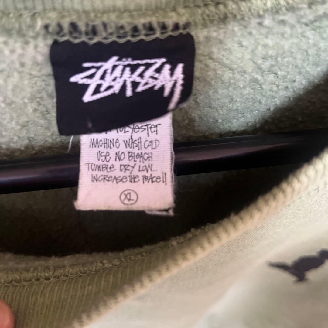 old stussy スウェット　半袖　古着