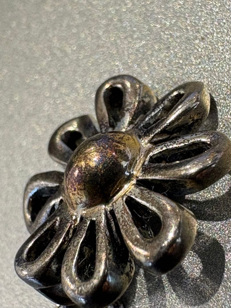 さ*の様 ティファニー　パロマ・ピカソ925.k18 シルバー 花モチーフ ネッ