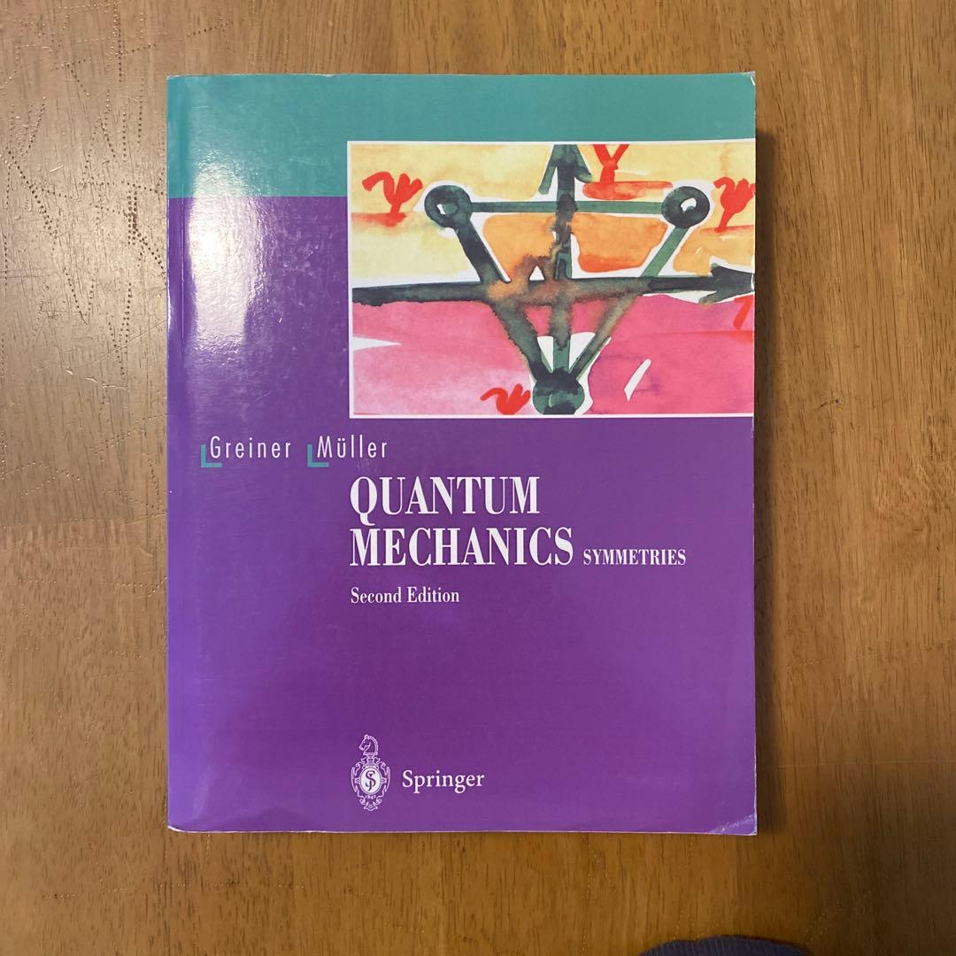 洋書 QUANTUM MECHANICS SYMMETRIES